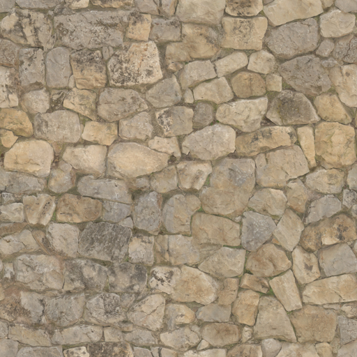 Diffusion map of a stone wall texture.